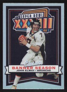 2022 Panini Classics John Elway Banner Season Silver