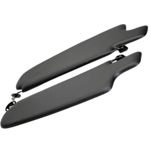 VW Type 2 Bus- Bay Window T2 1968-1979 A Pair Black Sun Visors.(Fit:VW) Free SH - Picture 1 of 2