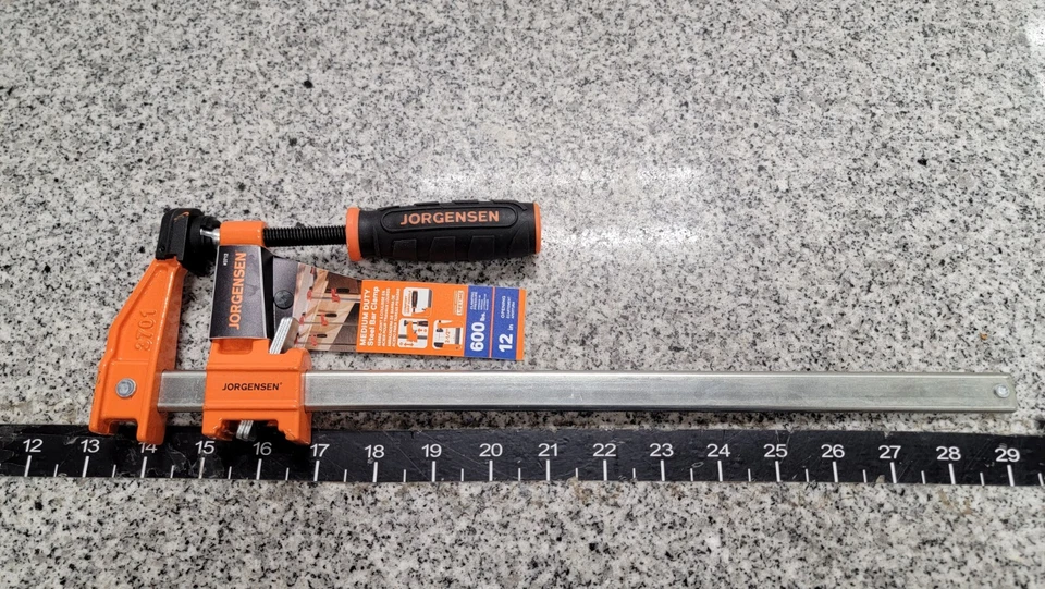 Jorgensen 3712 12-inch Steel Bar Clamp