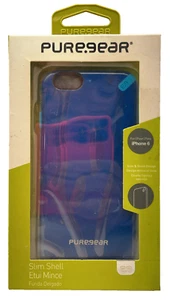 Puregear Slim Shell Case for iPhone 6/6S - Pacific Blue - Picture 1 of 6