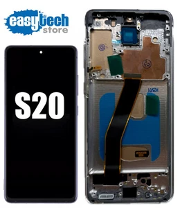 SAMSUNG S20 G980F 4G G981B 5G Display LCD TFT Touch Screen Vetro Schermo Bianco - Foto 1 di 7