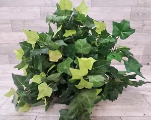 (4) Artificial Silk Faux Green Ivy Plant Pick Stem Bunch Approx 14" Inches - Picture 1 of 21