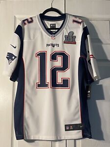 Authentic Tom Brady New England Patriots Nike Super Bowl 51 Jersey Mens Size: M
