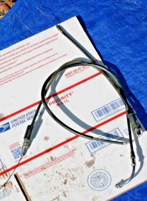 1977 Kawasaki KE250B CABO DE ACELERAÇÃO FABRICANTE DE EQUIPAMENTO ORIGINAL BOM! - Imagem 1 de 2