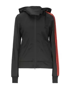 adidas Y-3 by Yohji Yamamoto Hooded Sweatshirt Fleece Jacket Black Red Size M - Picture 1 of 2