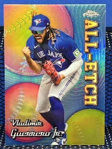 2024 Topps Chrome VLADIMIR GUERRERO JR Toronto Blue Jays All-Etch Refractor - Picture 1 of 2