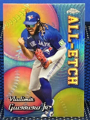 2024 Topps Chrome VLADIMIR GUERRERO JR Toronto Blue Jays All-Etch Refractor - Image 1 of 2