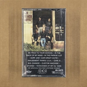 BEACH BOYS Cassette Tape BE TRUE TO YOUR SCHOOL Rock Pop Surf NEW IN SHRINK - Picture 1 of 8