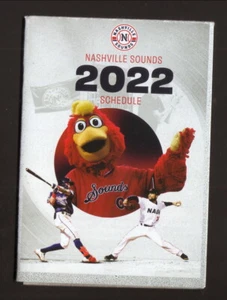 Nashville Sounds--Orario tascabile 2022--Primo orizzonte--Affiliato Brewers - Foto 1 di 2