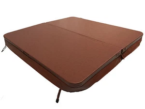 Brown 94 x 94 Inches Hot Tub Spa Cover fits Master Spa LSXS Windsor SE Heatlock - Picture 1 of 11