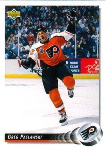 #531 Greg Paslawski - Philadelphia Flyers - 1992-93 Upper Deck Hockey - Image 1 of 1
