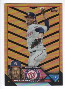 2023 Topps Update Series #US68 JOSE URENA ORANGE & BLACK Parallel - Picture 1 of 3