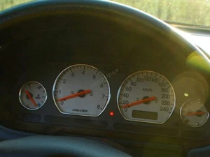 Fits Rover 200 / 25 1995-2005 4-teilig Poliert Aluminium Tachoringe Tacho Ringe - Picture 1 of 10