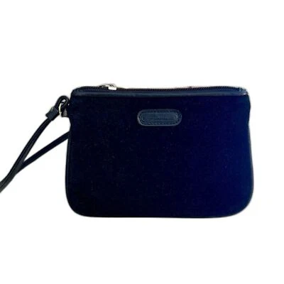 Muñequera informal de gamuza negra fósil Foto 1 de 4