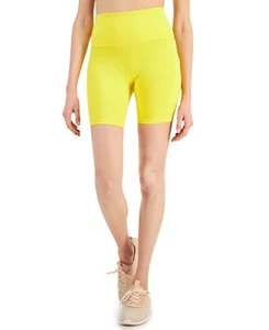 MSRP $30 Id Ideology Womens Compression 7" Bike Shorts Gold Size XS - Picture 1 of 1