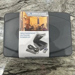 Outdoor Power Kit Weatherproof Box + Extension Lead,24Hr Timer &RCD Safety Plug! - Picture 1 of 4