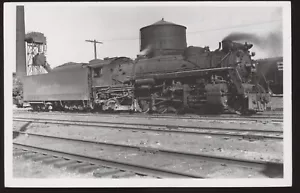 Postal Nickel Plate Road #636 Locomotora de vapor RPPC Ferrocarril Tren - Imagen 1 de 2