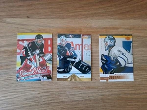 Three Vintage NHL Goaltender Trading Cards. Hasek, Joseph - Picture 1 of 4