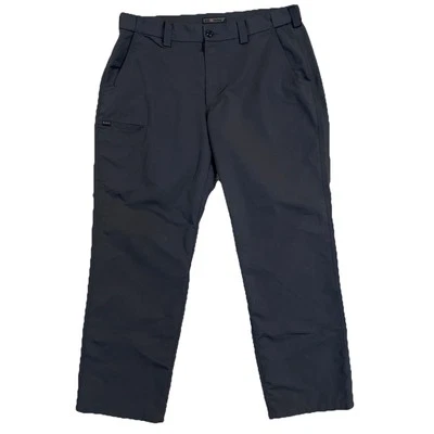 Pantalones tácticos 5.11 para hombre 38x32 gris RipStop utilitarios cintura elástica con bandas Foto 1 de 4