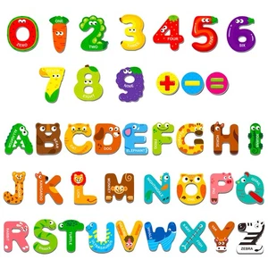 Magnetico Maiuscolo Lettere e Numeri, Strumento Educativo di Apprendimento per Bambini Parola - Foto 1 di 7