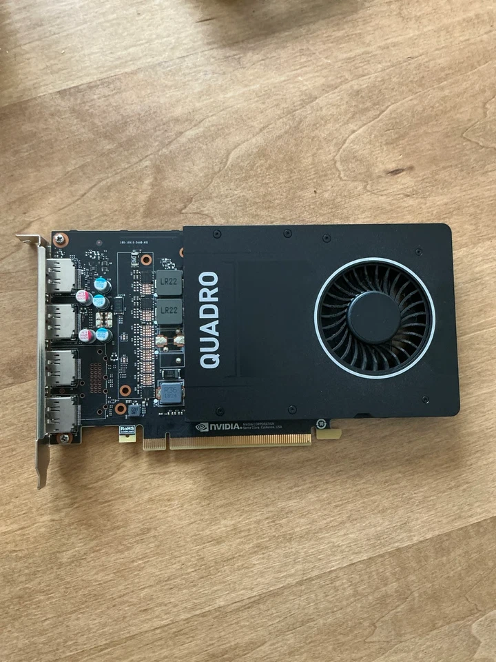 PNY VCQP2000-PB Nvidia Quadro P2000 5GB GDDR5 Scheda Grafica (VCQP2000-PB) - Immagine 1 di 1