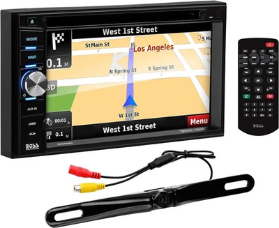 6.5" BOSS Audio Systems Elite BN965BLC Car GPS Navigation DVD Player Bluetooth - Image 1 of 4