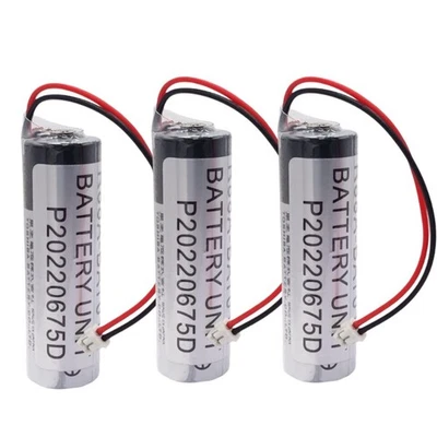 3PCS R88A-BAT01G Batteria 3.6V 2000mAh per Omron PLC Batteria di Backup ER6V - Immagine 1 di 3