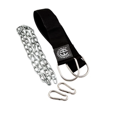 Dip Belt Body Building with Chain Weight Dipping Lifting Neoprene Training - Image 1 of 4