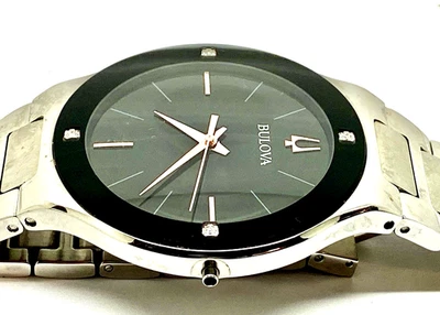 Reloj Hombre Bulova 96E117 Millennia Cuatro Diamantes 43mm SIN CORONA PARA REPUESTOS Foto 1 de 4