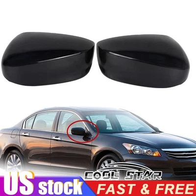 PAR de tapas de espejo retrovisor lateral para Honda Accord 2008 2009 2010 2011 2012 2013 diestro+derecho Foto 1 de 4