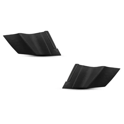 Borde de extensión de capó limpiaparabrisas negro 2 piezas para Toyota Yaris 2006-2010 Foto 1 de 4