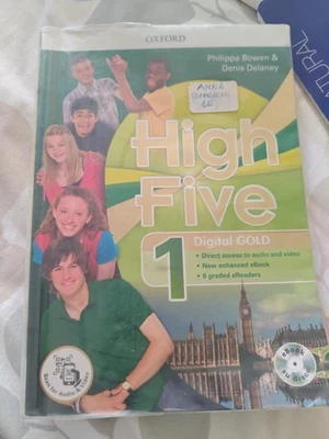 HIGH FIVE 1 GOLD: SB/WB CON QR CODE + EBK CODE + E - 9780194617628 - Immagine 1 di 2