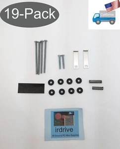 19-Pack: Assorted Size Industrial Hardware Mounting Installation Screws Kit - Picture 1 of 18