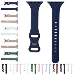 Slim Silicone Sport Band Belt Watch Strap For iWatch Series 9/8/7/6/5/4/3/2 49mm - Picture 1 of 34