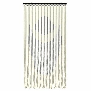 JVL Wooden Bamboo Beaded Door Curtains Blinds Fly Insects Door Blind Curtains - Picture 1 of 5