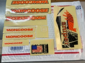 Old School Mongoose - Sniper Orange - Decal set - Picture 1 of 3