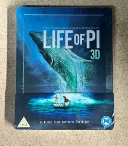 Life of Of Pi 3D Blu-ray Steelbook - Zavvi Exclusive Brand New Sealed - Picture 1 of 3