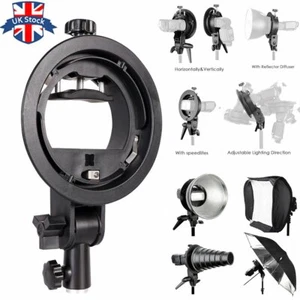 UK Godox S-Type Bracket Handheld Grip Bowens S Mount Holder for Speedlite Flash - Picture 1 of 7