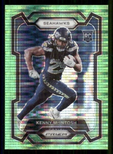 2023 Panini Prizm Prizms Neon Green Pulsar #391 Kenny McIntosh - Picture 1 of 2