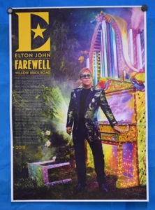 Elton John Yellow Brick Road 2019 Official Farewell Tour Poster Print 17X24 - Picture 1 of 5