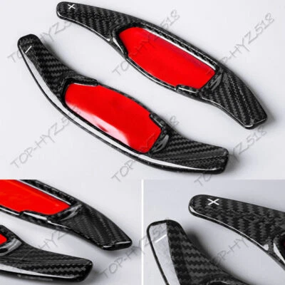 For Kia Forte 2019-2024 True Carbon Fiber Steering Wheel Shift Paddle Extension - Image 1 of 4