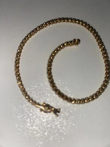 Kay Jewelers 10 Yellow Gold Diamond Bracelet 7" - Picture 1 of 4