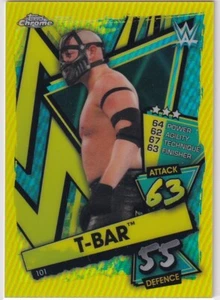 2021 Topps Chrome WWE Slam Attax Yellow Refractor #101 T-Bar /99 - Bild 1 von 1