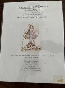Heaven and earth designs cross stitch pattern “Rainbow Wings” #HAESUG1430 (2013) - Picture 1 of 4