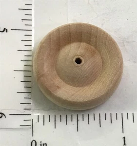 Marx 1" Wood Replacement Wheel/Tire Toy Part MXP-020 - Bild 1 von 2