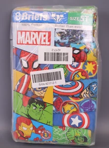 Marvel Boys Underwear 8Pack Cotton Toddler/Little Kid/Big Kid Size Briefs 5T - Picture 1 of 5