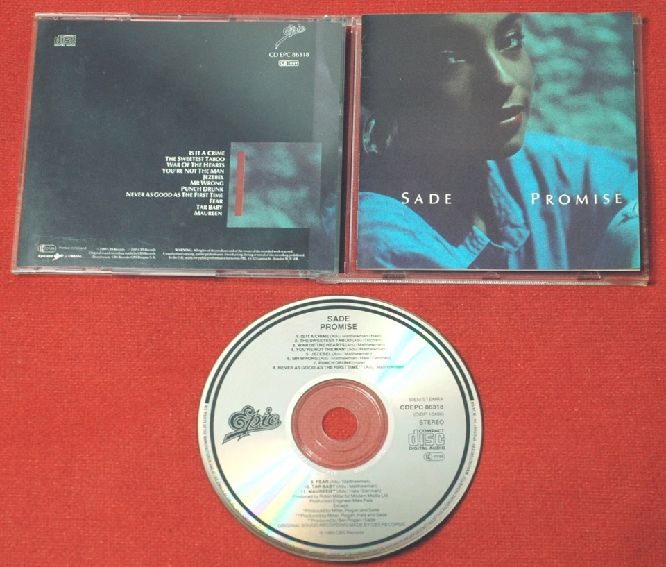 SADE Promise 1985 JAPAN CD TOP! rare oop 1press AUDIOPHILE no target NO BARCODE - Bild 1 von 1