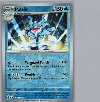 Palafin | 049/162 Uncommon | SV05: Temporal Forces | NM/LP (Read) - Image 1 of 2