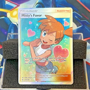 Juego de cartas coleccionables Pokémon - Misty's Favor (arte completo) 235/236 mentes pequeñas unificadas casi como nuevo - Imagen 1 de 9