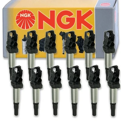 12 pcs NGK Ignition Coil for 2004-2006 BMW 760i 6.0L V12 - Spark Plug Tune xy - Image 1 of 4